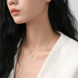 925 Silver Pearl Pendant Necklace for Women's Fine Jewelry
