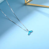 TKJ S925 Sterling Silver Deer You Couple Necklace Antlers Clavicle Chain