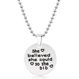 TN1 Women's Stainless Steel Thick Chain Necklace