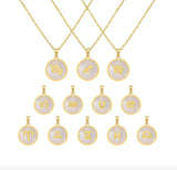 TN2 Necklace Men Stainless Steel Multilayer Pendant Necklace
