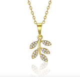 TN3 Round Pendant Micro Pave CZ Necklace Lucky Jewelry Colorful