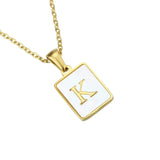 TN4 Necklace Stainless Steel Angel Number Pendant Minimalist Jewelry