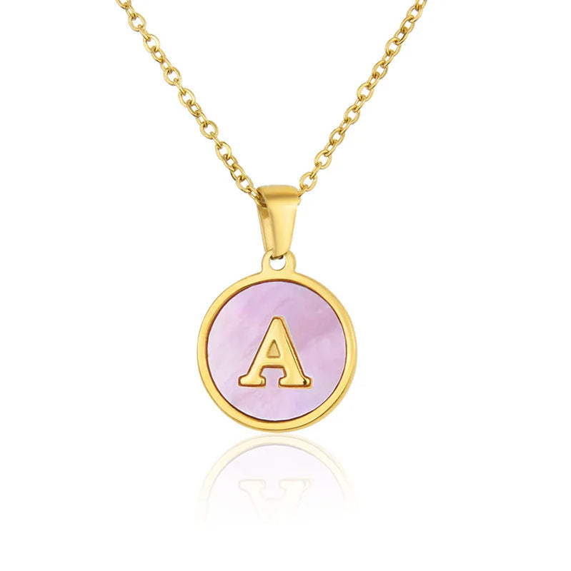 TN4 Necklace Stainless Steel Angel Number Pendant Minimalist Jewelry