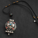 Tibetan Amulet Prayer Box Pendant Necklace Dropship