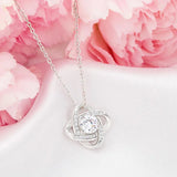 Love Knot Necklace Gift for Girls Women