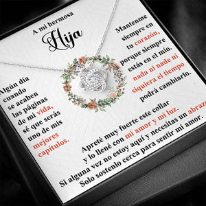 Love Knot Necklace Gift for Girls Women