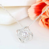 Love Knot Necklace Gift for Girls Women