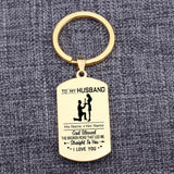 Personalized Couple Names Keychain Gift