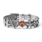 Unicorn Charm Mesh Bracelet for Women Kids