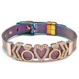 Unicorn Charm Mesh Bracelet for Women Kids