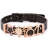 Heart to Heart Beads Bracelet Charms Mesh Bracelet