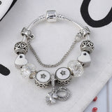Heart Beads European Style Charm Bracelet for Women