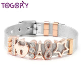 Kepper Mesh Charm Beads Bracelets 10mm Stainless Steel Pulseras Gift