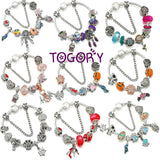 Feather Woodpecker Beads Charm Bracelet Chain DIY Jewelry Gift