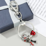 Romantic High Heels Lipstick Skirt Charms Keychains Bag Pendant Jewelry