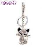 Smile Cat Opals Crystal Enamel HandBag Keyrings Keychains