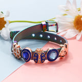TOGOTY 10mm Mesh Charm Bracelets Set Stainless Steel Bangles Pack