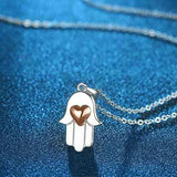 925 Sterling Silver Heart Love Pendant Necklace