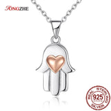 925 Sterling Silver Heart Love Pendant Necklace
