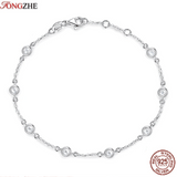 925 Silver Mens & Womens CZ Lover Bracelets Sale