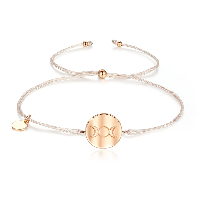 925 Silver Hamsa Tree of Life Bracelet Lucky Rope Bracelet