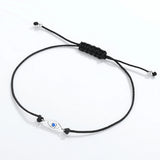 925 Silver Evil Eye Bracelet Turkey Jewelry Adjustable Rope Chain Gift