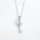925 Sterling Silver Christmas Charms Heart Key Shape for Jewelry Making