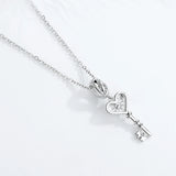 925 Sterling Silver Christmas Charms Heart Key Shape for Jewelry Making