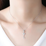 925 Sterling Silver Christmas Charms Heart Key Shape for Jewelry Making