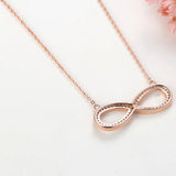 925 Silver CZ Letter Pendant Necklace for Women