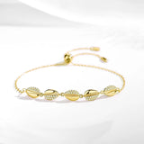 Bohemia Shell 925 Silver Bracelet Women Beach Sea Anklet Jewelry