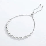 925 Silver Evil Eye Tennis Bracelet Colorful CZ Adjustable Turkey Jewelry
