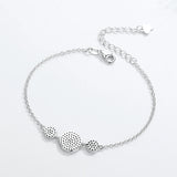 Evil Eye Bracelet 925 Sterling Silver Charm Bracelet For Women