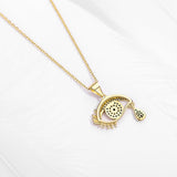 CZ Evil Eye Necklace Enamel Pendant DIY Goth Choker 925 Sterling Silver