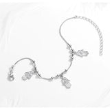 925 Silver Eye Hamsa Hand Charm Bracelet