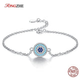 Evil Eye Bracelets 925 Sterling Silver CZ Turkey Jewelry