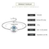 Evil Eye Bracelets 925 Sterling Silver CZ Turkey Jewelry