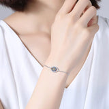 925 Silver Couple Bracelets Evil Eye Luck Bracelet Men