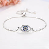 925 Silver Couple Bracelets Evil Eye Luck Bracelet Men