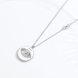 Evil Eye CZ 925 Sterling Silver Necklace Crystal Pendant Turkey Jewelry