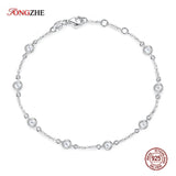 925 Sterling Silver CZ Bracelet