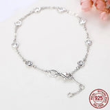 925 Sterling Silver CZ Bracelet
