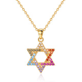 Sterling Silver Magen Star of David Necklace