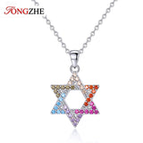 Sterling Silver Magen Star of David Necklace