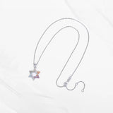 Sterling Silver Magen Star of David Necklace