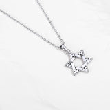 Sterling Silver Magen Star of David Necklace