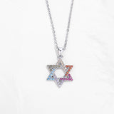 Sterling Silver Magen Star of David Necklace