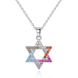 Sterling Silver Magen Star of David Necklace