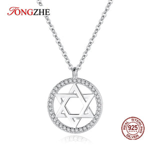 Magen Star of David 925 Sterling Silver Necklace Hebrew Jewelry