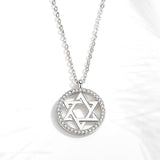 Magen Star of David 925 Sterling Silver Necklace Hebrew Jewelry